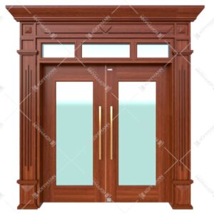 Cửa thép vân gỗ Luxury KLT-1VK