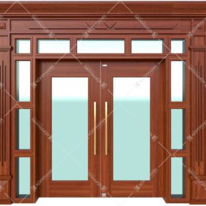 Cửa thép vân gỗ Luxury KLT-3VK