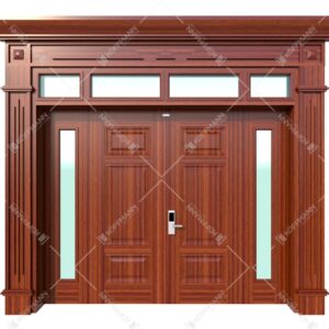 Cửa thép vân gỗ Luxury KL-41.03.K-4TK