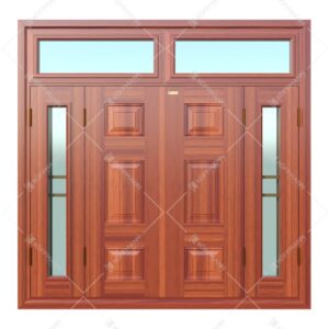 Cửa sổ thép vân gỗ KS-41.CS1.K-2TK