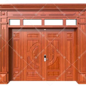 Cửa thép vân gỗ Luxury KL-41.01H.03A-4TK