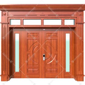 Cửa thép vân gỗ Luxury KL-41.01.K-4TK